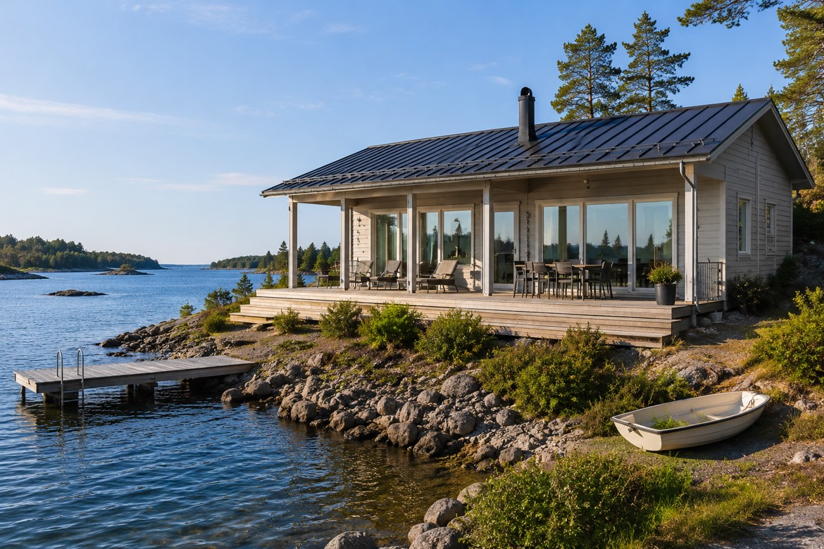 Aurinkorannan kesämökki